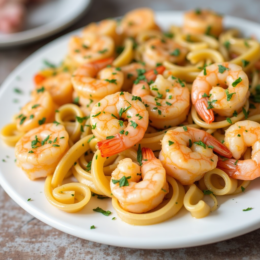 Shrimp Pasta Primavera