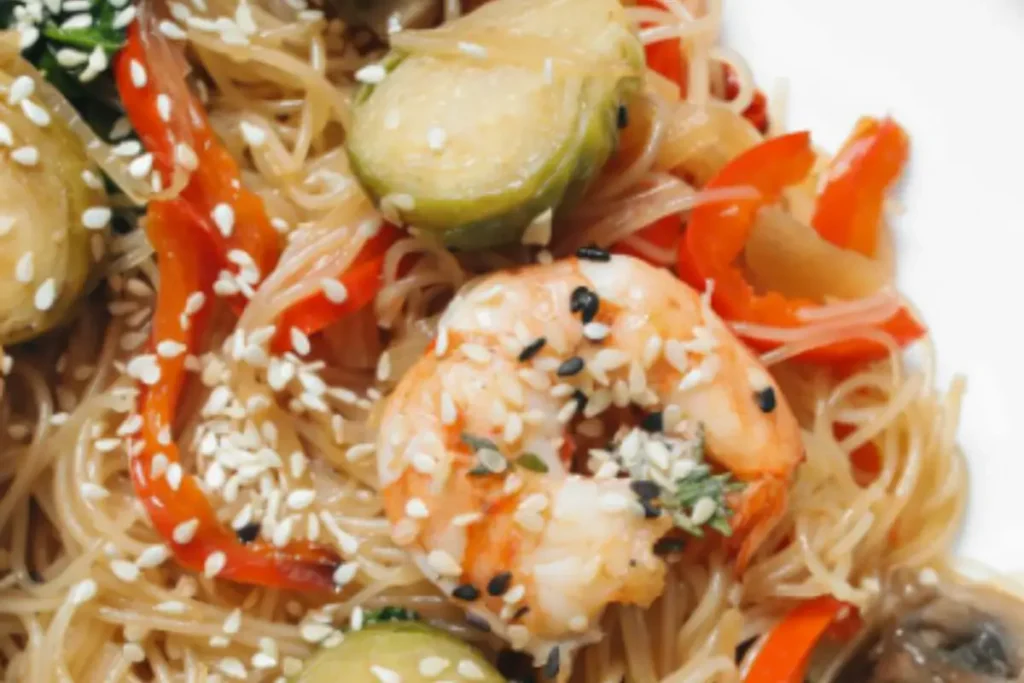 Shrimp Pasta Primavera