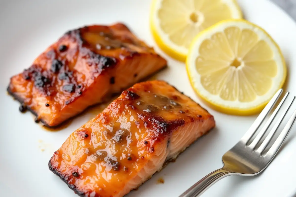 Air fryer salmon bites