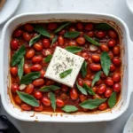 Baked feta pasta